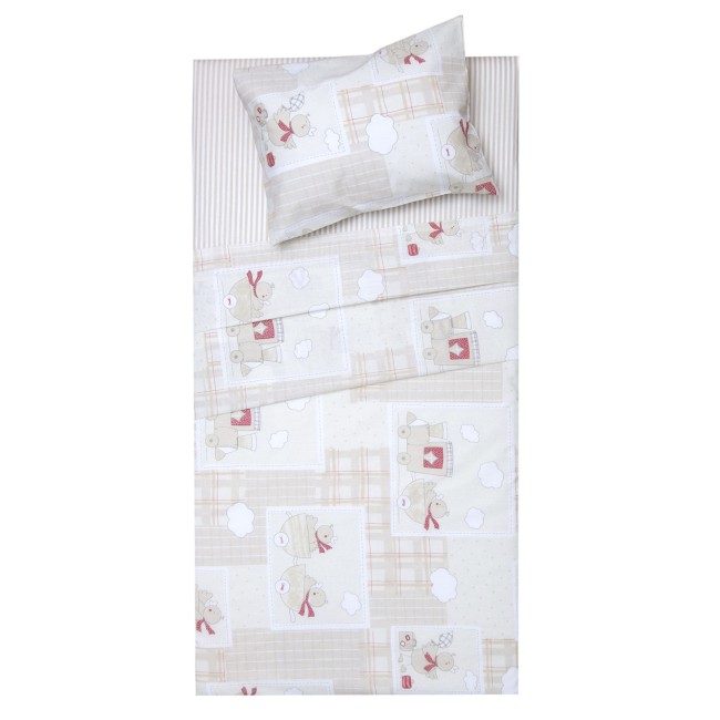 Πάπλωμα Κούνιας 120x160 Κρις  Μπεζ